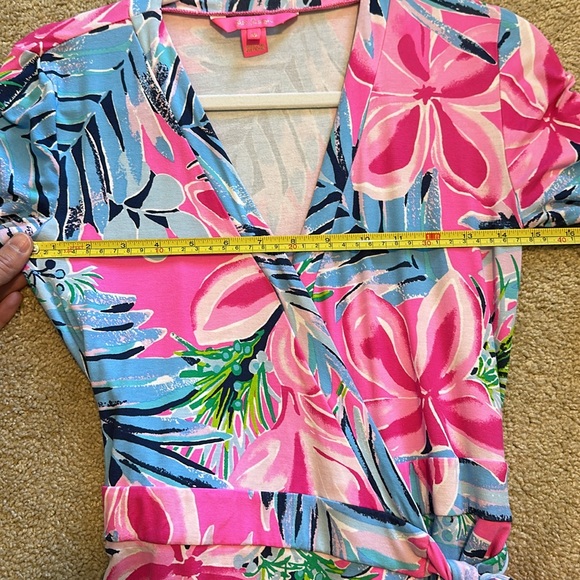 Lilly Pulitzer size xs wrap dress - Picture 2 of 2